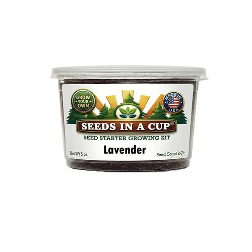 Lavender Grow Kit | Grow Fresh Lavender from Seed | Seeds In A Cup®