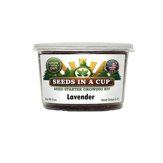 Lavender Grow Kit | Grow Fresh Lavender from Seed | Seeds In A Cup®