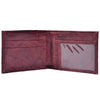 Leather Bifold Wallet with ID Window