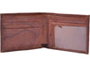 Leather Bifold Wallet with ID Window