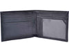 Leather Bifold Wallet with ID Window