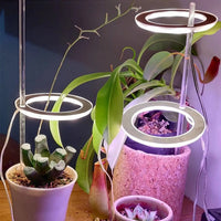 LED Grow Light Full Spectrum Angel Ring USB Lamp for Indoor Plants
