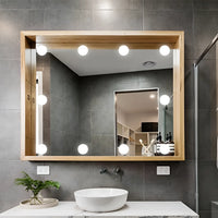 LED Mirror Light Bulbs with USB Touch Switch for Vanity & Dressing Table