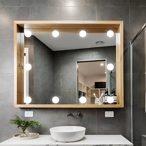 LED Mirror Light Bulbs with USB Touch Switch for Vanity & Dressing Table
