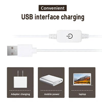 LED Mirror Light Bulbs with USB Touch Switch for Vanity & Dressing Table