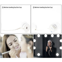 LED Mirror Light Bulbs with USB Touch Switch for Vanity & Dressing Table
