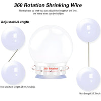 LED Mirror Light Bulbs with USB Touch Switch for Vanity & Dressing Table