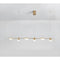Gold / 6 Heads / 110V LED Tricolor Light