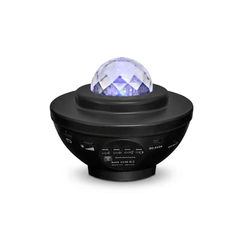 LED Star Projector Night Light with USB Control and Music Player