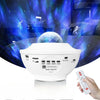 LED Star Projector Night Light with USB Control and Music Player
