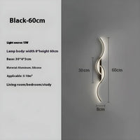LED Wall Lamp - Modern Minimalist Strip Light for Bedroom & Living Room