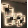 LED Wall Light for Bedroom with Unique Geometric Wall Art