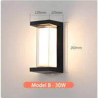 LED Wall Light Lamp with PIR Motion Sensor and Waterproof