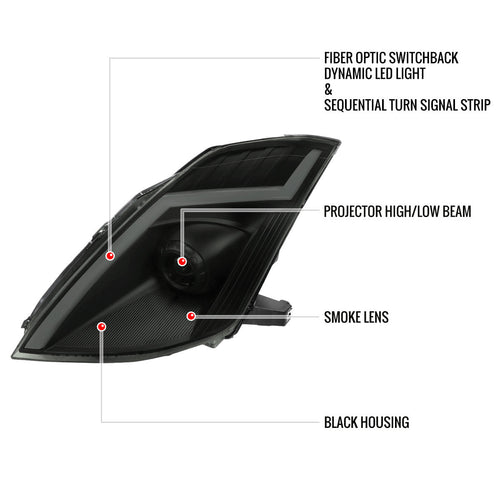 NTXGLOW switchback headlights (2006 - 2009 nissan 350z)