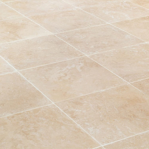Light Beige Premium Travertine Honed Floor and Wall Tile - Livfloors Collection