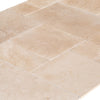Light Beige Premium Travertine Tiles Antique Pattern Tumbled - Livfloors Collection