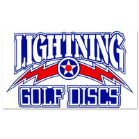 Lightning Golf Discs Logo Sticker Gotta Go Gotta Throw