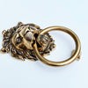 Brass Lionhead Door Knocker - Holiday Gift Euro • Knobs