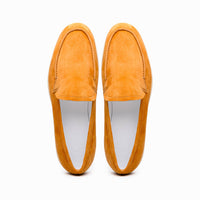 16-621-CGN LIVORNO Sueded Italian Goatskin Loafer Cognac