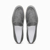 16-621-GRY LIVORNO Sueded Italian Goatskin Loafer Grey