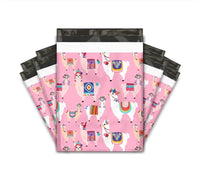Llama Pink Poly Mailers Size 10x13 Colorful Shipping Bags