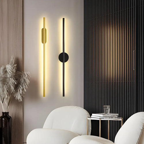 Log Style Modern LED Strip Wall Light – Long Design Fixture