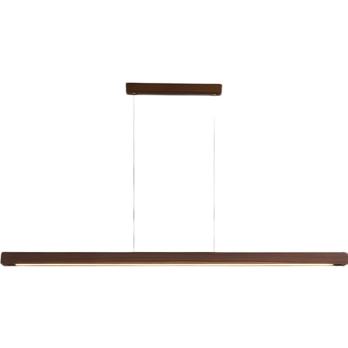 Log Style Solid Wood Chandelier Light – 110V Wide Pressure Strip