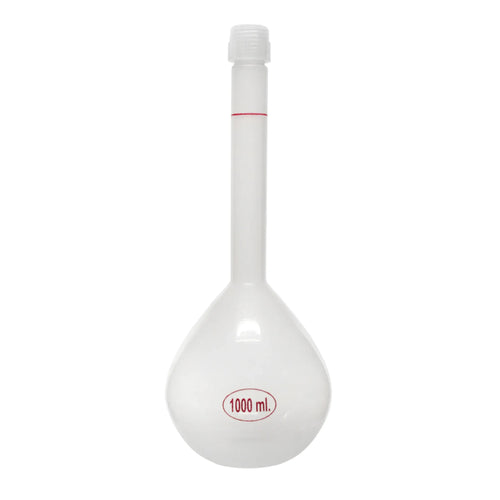 KIMAX 1000 mL Borosilicate Glass Volumetric Flasks, Class A, Pack of 6