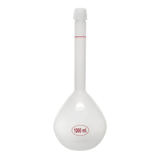 KIMAX 1000 mL Borosilicate Glass Volumetric Flasks, Class A, Pack of 6