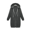 Luxury Women's Autumn Winter Thickening Hoodies Leisure Loose Hooded Jackets Pockets Plus Size Sweatshirt Sports Dresses Outwear Women's Hooded Flannel Jacket Casual Fleece Windbreaker Hoodie