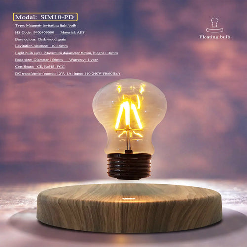 Magnetic Levitation Bulb Table Lamps for Living Room Ambiance