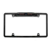 Master Tailgaters License Plate Frame Front or Backup Camera with 8 IR LED Night Vision, Metal Construction, 170° Wide Angle Camera, Waterproof