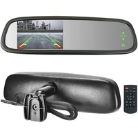 Master Tailgaters 10.5" Rear View Mirror with 4.3" LCD Screen | Ultra High Brightness | Rearview Universal Fit | Auto Adjusting Brightness LCD | Anti Glare | Full Mirror Replacement