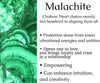 Malachite Picture Jasper Beaded Stretch Bracelet For Women