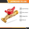 10 Pcs 1/2" Hose Boiler Drain Angle, 1/4 Turn Plumbingsell