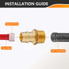 PEX A Expansion 1" PEX x 3/4" Male Threaded F1960 Adapter (Lead Free) Plumbingsell