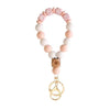 Mama Butterfly Bracelet Keychain Silicone Beaded Accessory