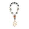 Mama Butterfly Bracelet Keychain Silicone Beaded Accessory