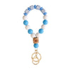 Mama Butterfly Bracelet Keychain Silicone Beaded Accessory