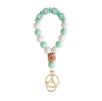 Mama Butterfly Bracelet Keychain Silicone Beaded Accessory