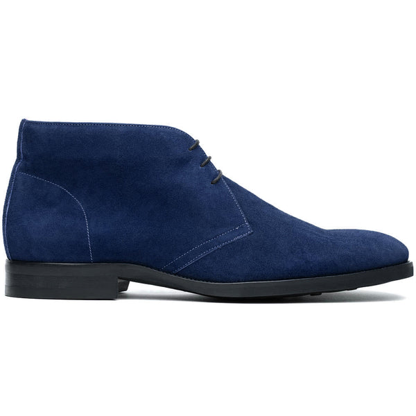Zelli Italia Zelli Italia 46-592-NVY MARCO Suede Calfskin Chukka Boot, Navy