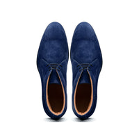 Zelli Italia Zelli Italia 46-592-NVY MARCO Suede Calfskin Chukka Boot, Navy