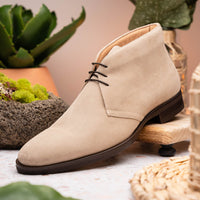 46-592-SND MARCO Suede Calfskin Chukka Boot Sand