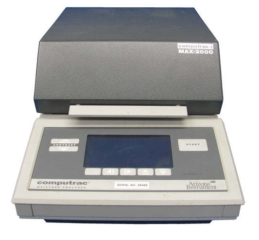 Used Arizona Instrument Computrac MAX 2000  Moisture Analyzer (As-Is, No Warranty)