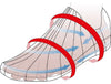 Vittoria Fusion 2 Road Cycling Shoes, White/Red EU 39.5