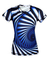 INKnBURN Women's Hypnotic Tech Shirt (X-Small)