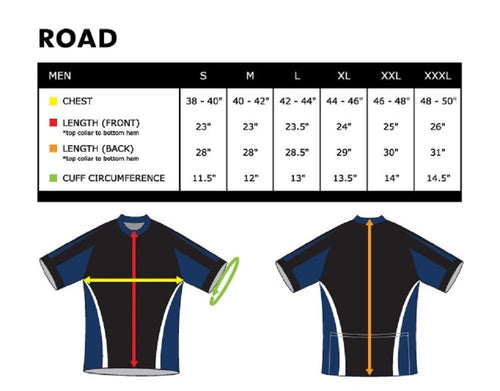 South Dakota State Men's Cycling Jersey (S, M, L)