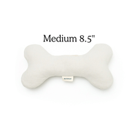 Plush Hemp Dog Toy Bone for Gentle Chewers | Boba & Vespa