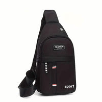 Men's Casual Waterproof Oxford Sling Chest Bag