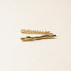 Freshwater Pearl Beaded Metal Hair Bobby Pins | Set of 4